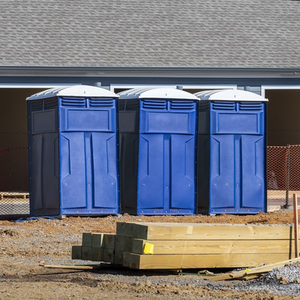 how often are the portable toilets cleaned and serviced during a rental period in Moody AL